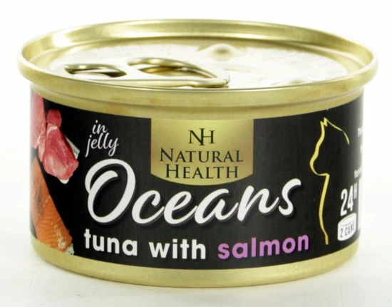 Natural Health cat oceans tuna&salmon 85gr. kattenvoeding - afbeelding 1