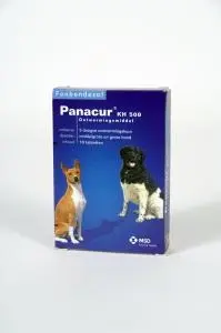 Panacur KH 500 10 tabletten hond en kat ontwormingsmiddel