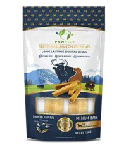 Pawfect chew himalayan cheese yak melk medium bars 130 gram