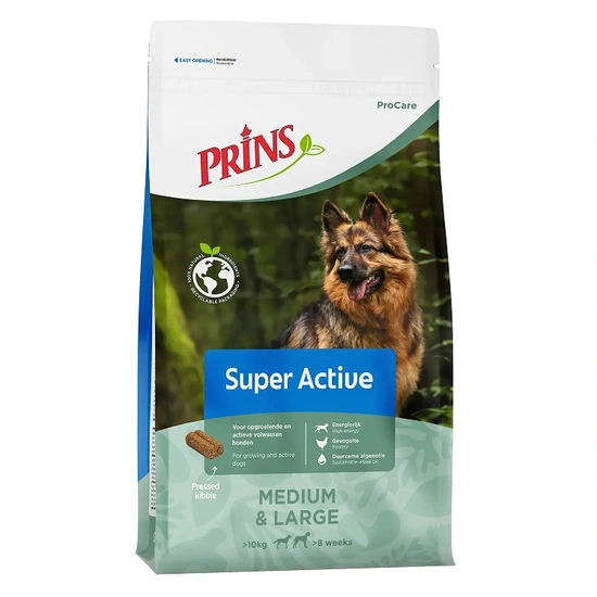 Prins pro care super active medium&large breed 12 kg