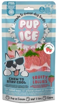 Pup ice fruit lollie aardbei hondenijsje