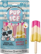 Pup ice racket yoghurt/banaan/aarbei hondenijsje