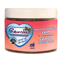 Renske gezonde beloning hond hartjes zalm 100gr.