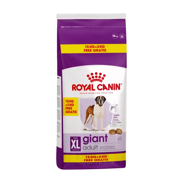 Royal Canin giant adult 15kg+3kg gratis bonusbag - afbeelding 1