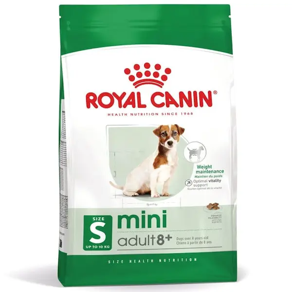 Royal Canin mini adult 8+ 2kg Hondenvoer - afbeelding 1