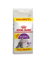 Royal Canin sensible 33 regular 10 kg + 2 kg gratis bonusbag