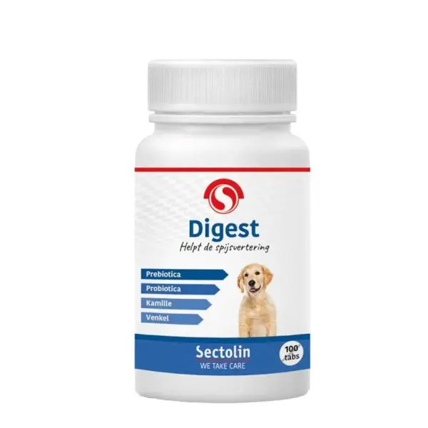 Sectolin digest hond 100 tabletten