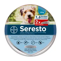 Seresto Band Hond tot 8kg Vlooien- en Tekenband 2 stuks