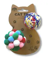 Stans Natural Cat Toy duo fun balls kattenspeelgoed - afbeelding 1