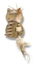 Stans Natural Cat Toy duo Jute Spiraal Matatabi kattenspeelgoed - afbeelding 1