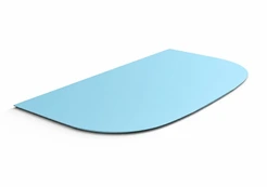 Surefeed matje voor microchip voerbak blauw
