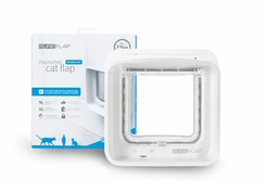 Sureflap dualscan microchip kattenluik wit
