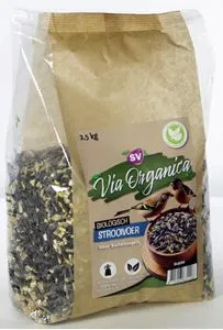 Via organica biologisch strooivoer voor buitenvogels 2,5 kg - afbeelding 1