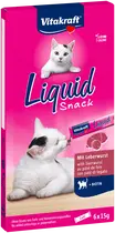 Vitakraft cat-liquid snack leverworst 6x15 gram