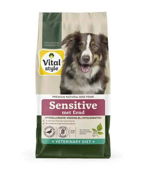 Vitalstyle Ecostyle dog sensitive eend 12kg Hondenvoer - afbeelding 1