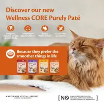 Wellness Core cat purely pate adult eend&kip 85gr. - afbeelding 2