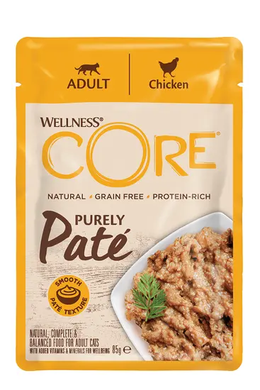 Wellness Core cat purely pate adult  kip 85gr. - afbeelding 1