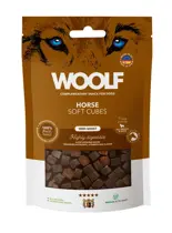 Woolf Soft Cubes monoprotein Horse paard 100 gram