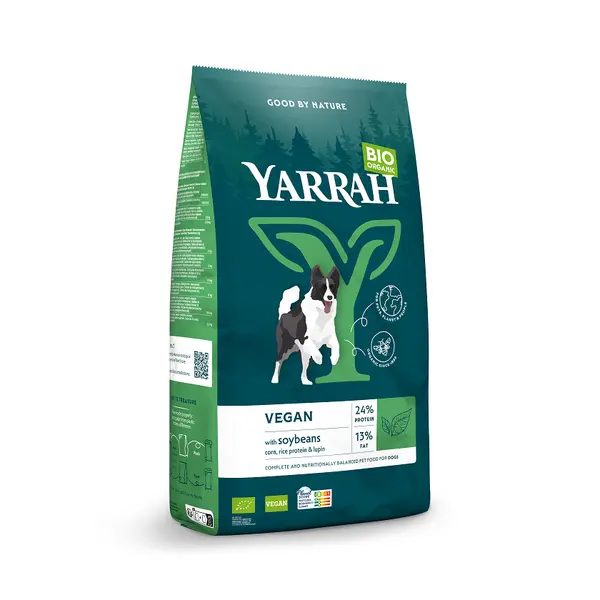 Yarrah biologisch vegetarisch baobab&cocon oil hondenvoer 10kg - afbeelding 1