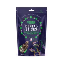 Yora dog Dental Sticks 56gr. Small Apple&Mint - afbeelding 1